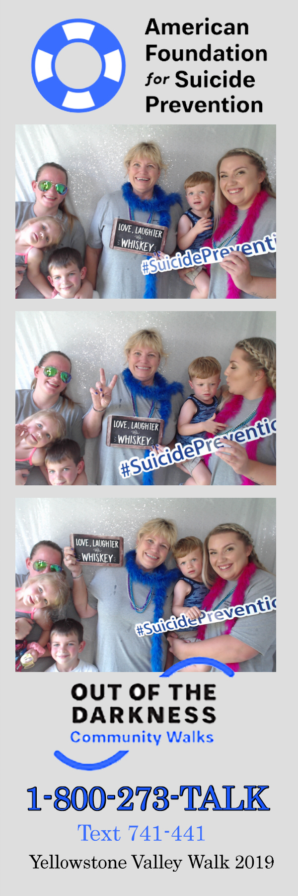 Out of the Darkness Walk 2019 | View more photos from the event at gallery.photoboothbillings.com/u/PhotoBoothBillings/Out-of-the-Darkness-Walk-2019